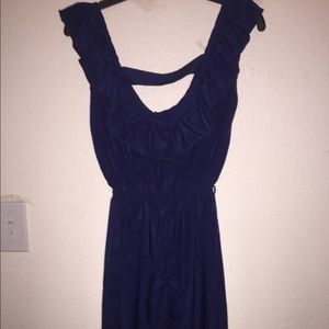 Blue casual dress